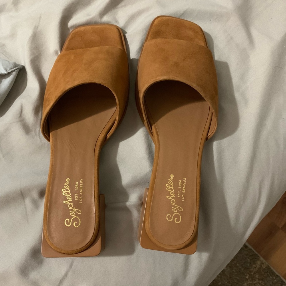 Tan sandals